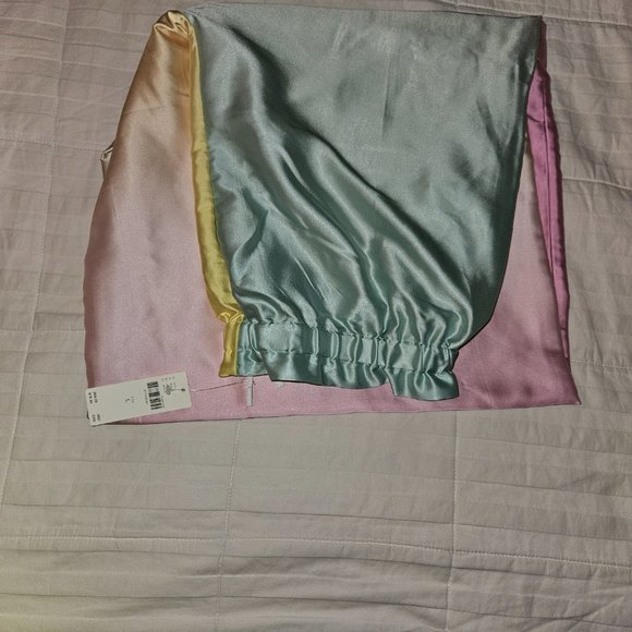 Anthropologie Satin Pajama PANTS - Picture 3 of 6